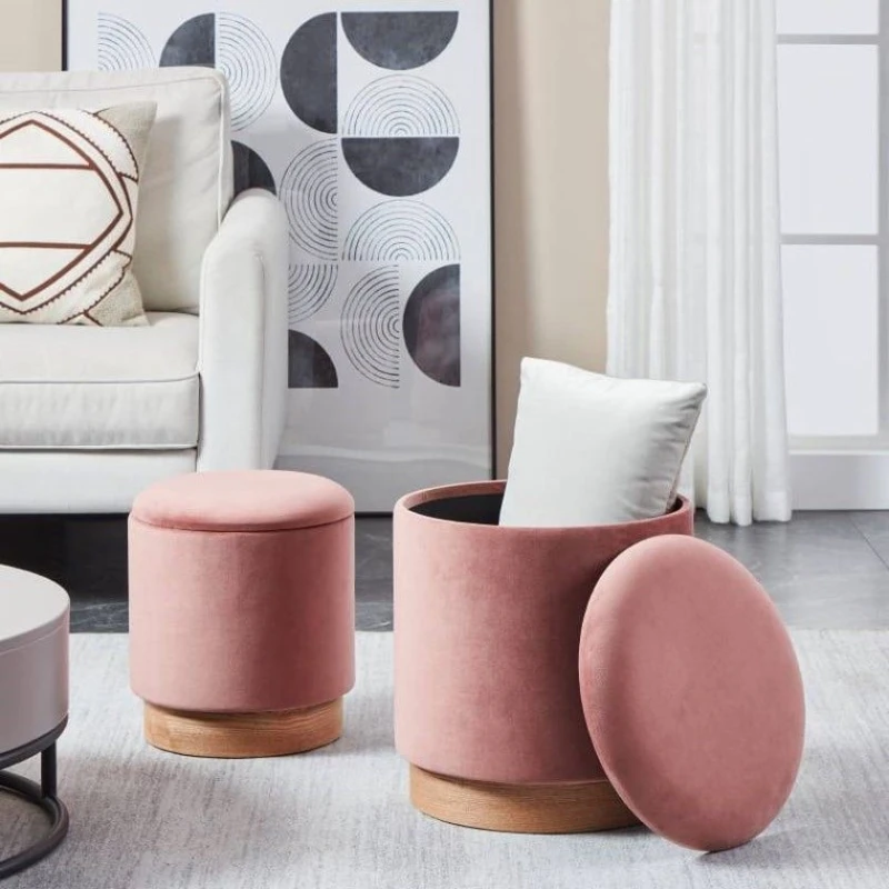 Пуфик 78, ткань, розовый, 40x35x35 см Пуфик 78, ткань, розовый, 40x35x35 см