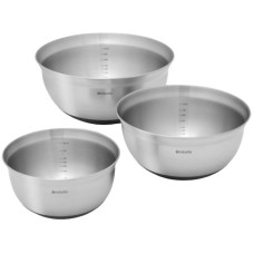 Kasalar dəsti Brabantia , 3 əd, 1 l, 1.6 l, 3 l, polad, gümüşü