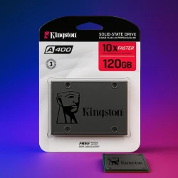 Внешний жесткий диск Kingston SSD 120 ГБ A400 2.5 SATA III 500 МБ/с Чтение