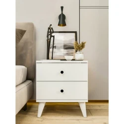 Тумба Ev Plus ev_12116024, ЛДСП, белый, 45x33x51 см Тумба Ev Plus ev_12116024, ЛДСП, белый, 45x33x51 см