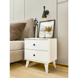 Тумба Ev Plus ev_12116024, ЛДСП, белый, 45x33x51 см Тумба Ev Plus ev_12116024, ЛДСП, белый, 45x33x51 см