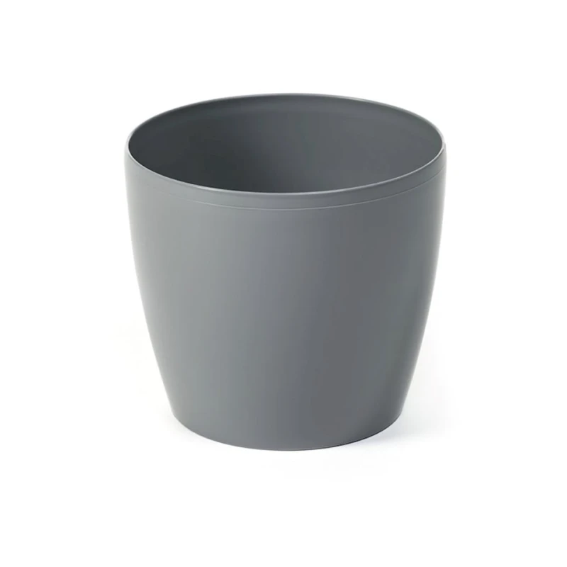 Горшок Lamela Magnolia 18 см, пластик, серый Горшок Lamela Magnolia 18 см, пластик, серый