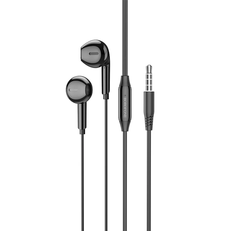 Проводные наушники Borofone BM71 Light Black