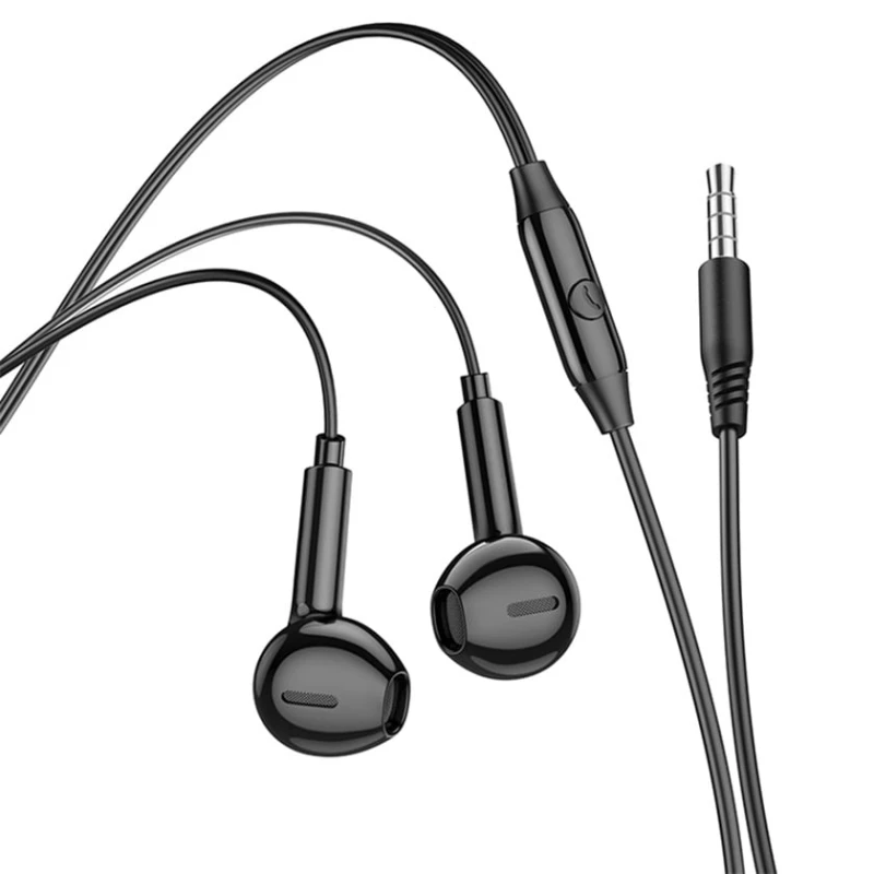 Проводные наушники Borofone BM71 Light Black