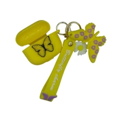 Чехол для наушников Airpods Butterfly Case 3 для Apple AirPods 3 Yellow