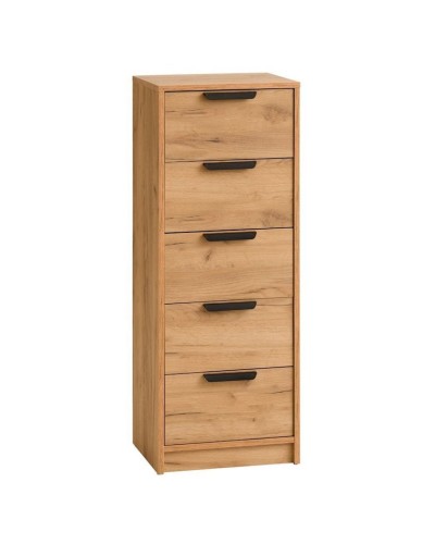 Komod JYSK Jenslev 41х36х108 sm, 5 qutu, qəhvəyi