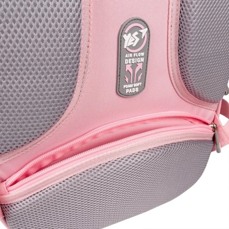 Məktəbli bel çantası Yes H-100 Doggy Ballet 559541 çəhrayı/boz Məktəbli bel çantası Yes H-100 Doggy Ballet 559541 çəhrayı/boz