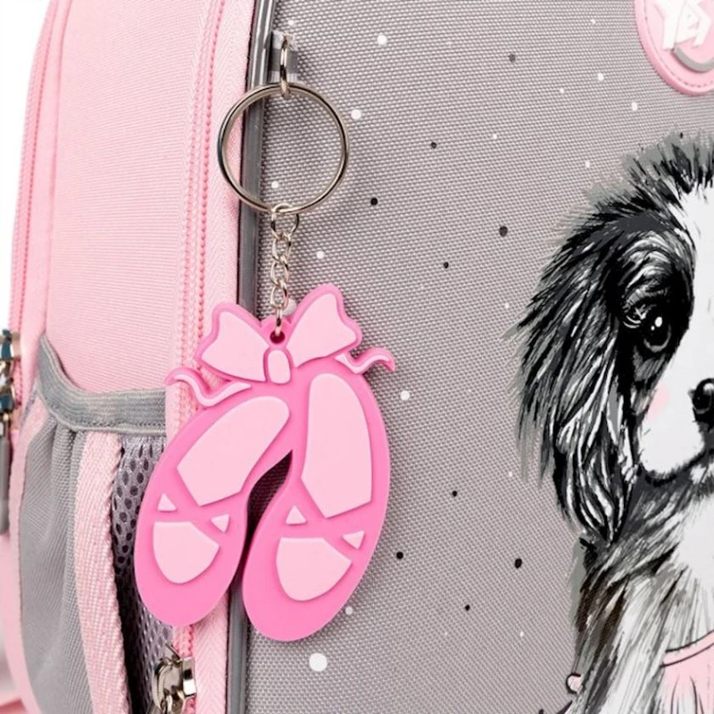Məktəbli bel çantası Yes H-100 Doggy Ballet 559541 çəhrayı/boz Məktəbli bel çantası Yes H-100 Doggy Ballet 559541 çəhrayı/boz