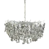 Люстра подвесная Korona, серебристый, 80 см