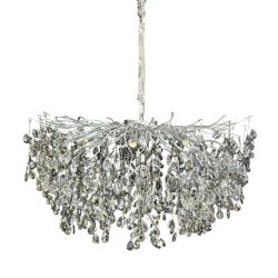 Люстра подвесная Korona, серебристый, 80 см