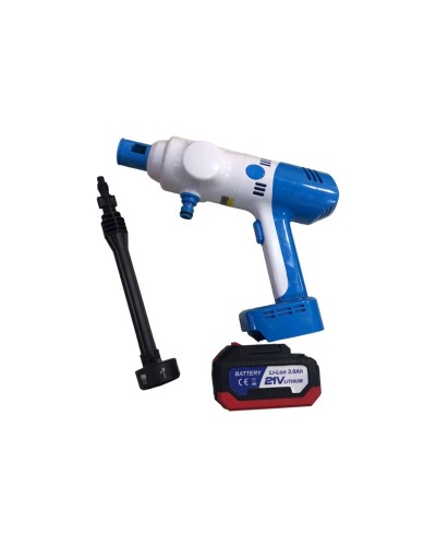 Batareyalı yüksək təzyiqli yuyucu maşın, 22 bar, 600 Vt, 21V, 25 dəqiqə - EZ0000080