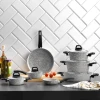 Набор кастрюль Schafer Dark Storm, гранит, с крышкой, 12 предметов, серый Набор кастрюль Schafer Dark Storm, гранит, с крышкой, 12 предметов, серый