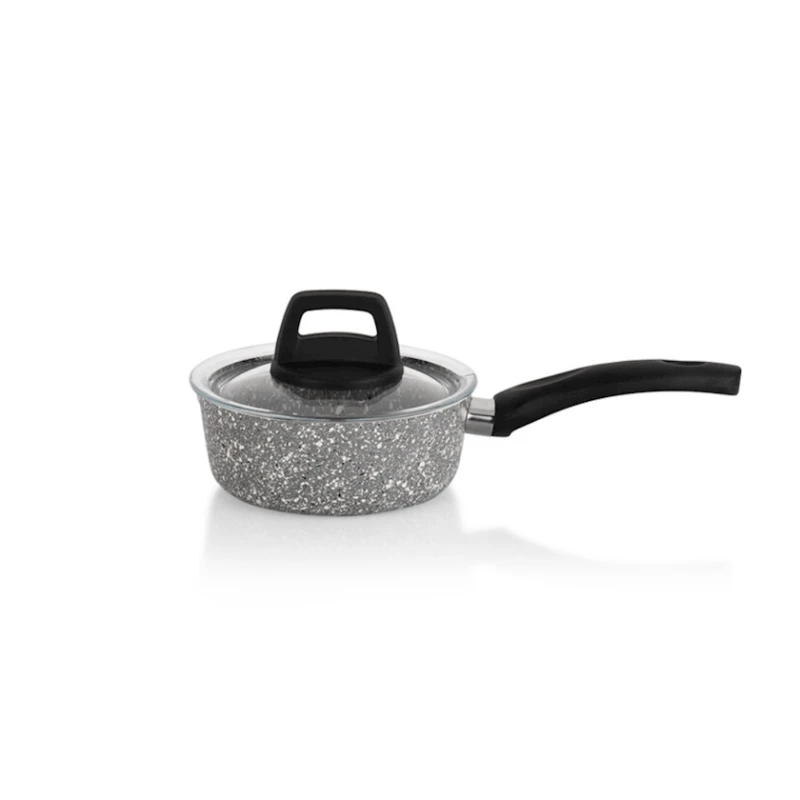 Набор кастрюль Schafer Dark Storm, гранит, с крышкой, 12 предметов, серый Набор кастрюль Schafer Dark Storm, гранит, с крышкой, 12 предметов, серый