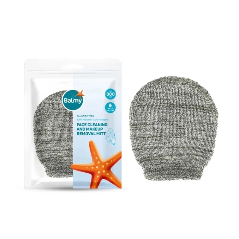 Üz üçün lif Balmy Face Cleaning And Makeup Removal Mitt Üz üçün lif Balmy Face Cleaning And Makeup Removal Mitt