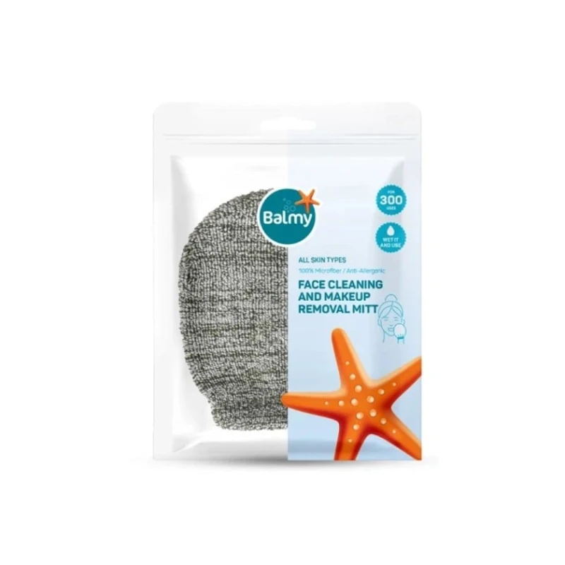 Üz üçün lif Balmy Face Cleaning And Makeup Removal Mitt Üz üçün lif Balmy Face Cleaning And Makeup Removal Mitt