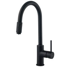 Mətbəx üçün qarışdırıcı Deante Aster BCA N64M, bürünc, qara