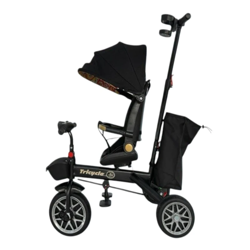 Uşaqlar üçün üçtəkərli velosiped 6169_RB_210967, qara