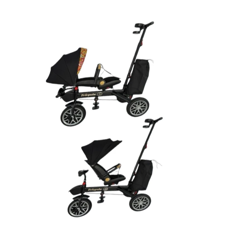 Uşaqlar üçün üçtəkərli velosiped 6169_RB_210967, qara