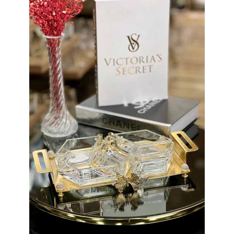 Менажница AA-ES-012, прозрачная, 5 отделений Менажница AA-ES-012, прозрачная, 5 отделений