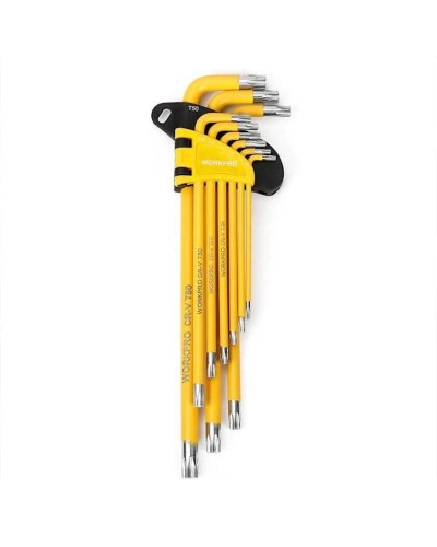 Altıbucaqlı açarlar dəsti Workpro WP222008, 9 əd