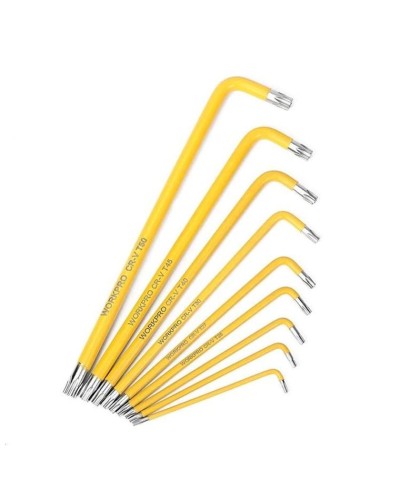 Altıbucaqlı açarlar dəsti Workpro WP222008, 9 əd