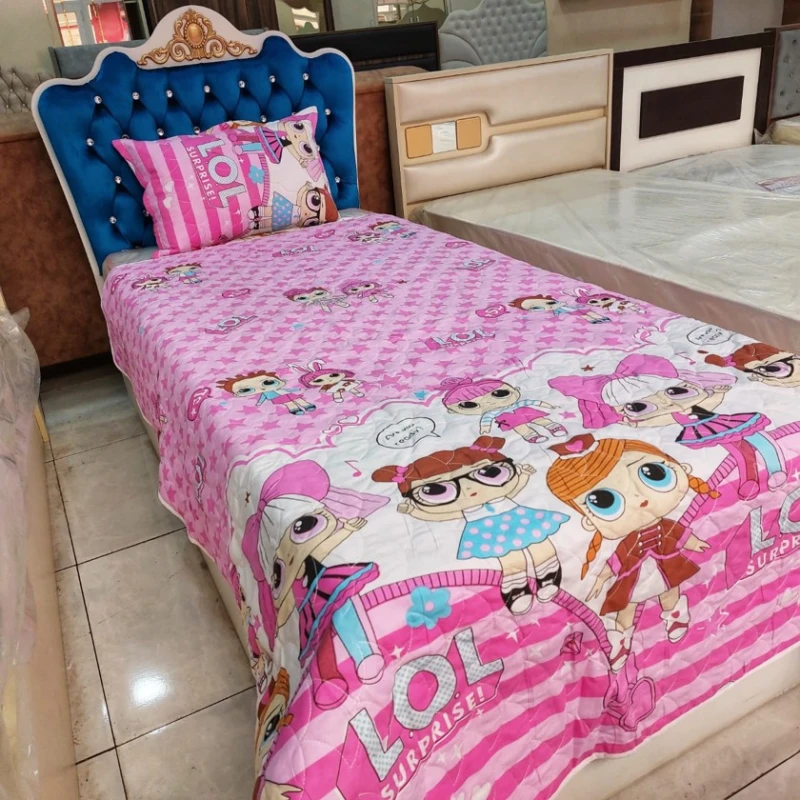 Набор с наволочкой MiraNova CTS-050, плед-покрывало 150х215 см, наволочка 50х70 см, розовый