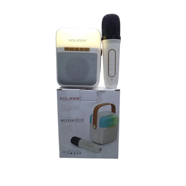 Колонка для караоке с изменяющимся цветом Koleer. 5768000226 Колонка для караоке с изменяющимся цветом Koleer. 5768000226