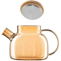 Заварной чайник Ardesto Golden Moon AR3010GBG, 1 л, стекло/бамбук Заварной чайник Ardesto Golden Moon AR3010GBG, 1 л, стекло/бамбук