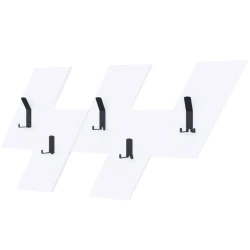 Вешалка Art_asilqan_24, ламинат, белая, 60х60 см Вешалка Art_asilqan_24, ламинат, белая, 60х60 см