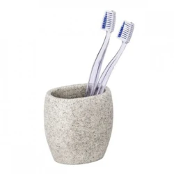 Стакан для зубных щеток Wenko Puro, серый