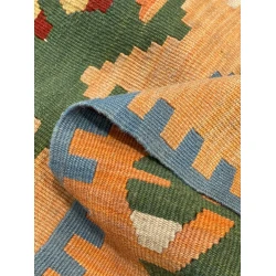 Ковер ручного производства Natural Hali 1213, 1136x223 см, шерсть, разноцветный