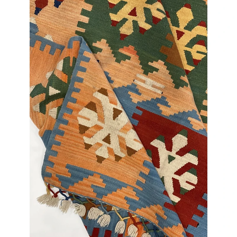 Ковер ручного производства Natural Hali 1213, 1136x223 см, шерсть, разноцветный