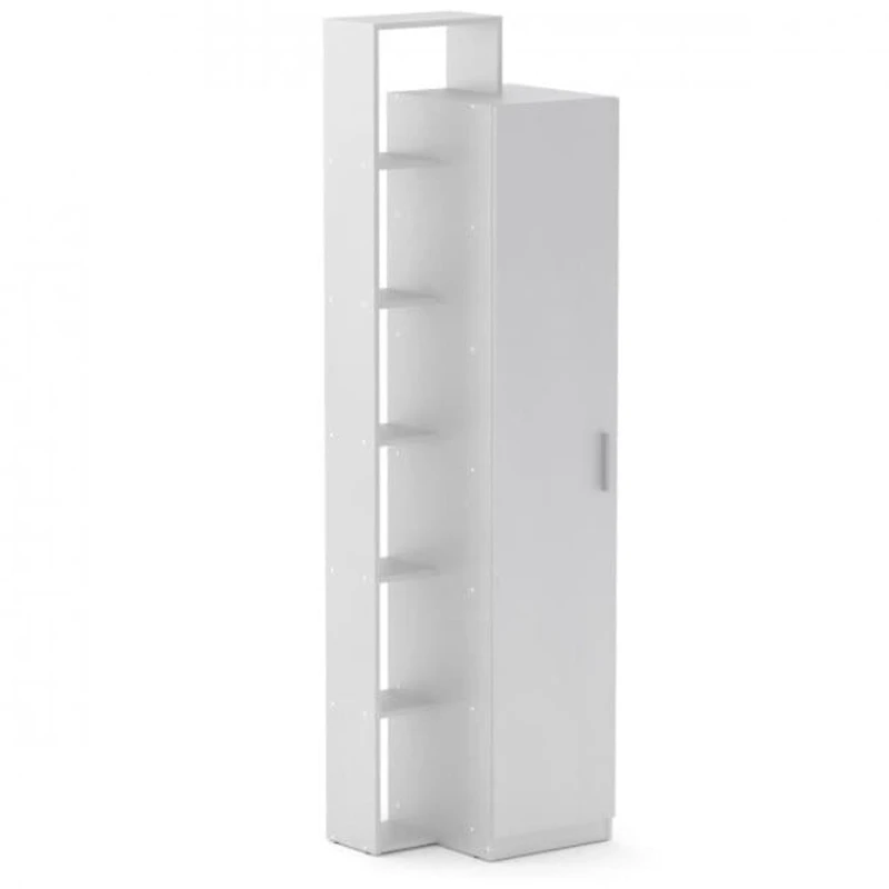 Шкаф ev_12116125, ламинат, белый, 60x46x215 см Шкаф ev_12116125, ламинат, белый, 60x46x215 см