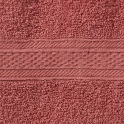 Полотенце для лица и рук JYSK Uppsala, 50x90 см, хлопок, махровое, розовое