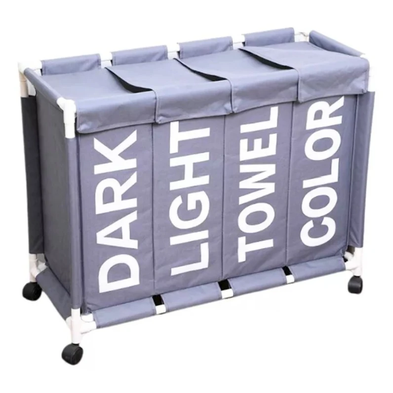 Çamaşır üçün səbət UD62REM4, boz, 35x80x65 sm Çamaşır üçün səbət UD62REM4, boz, 35x80x65 sm