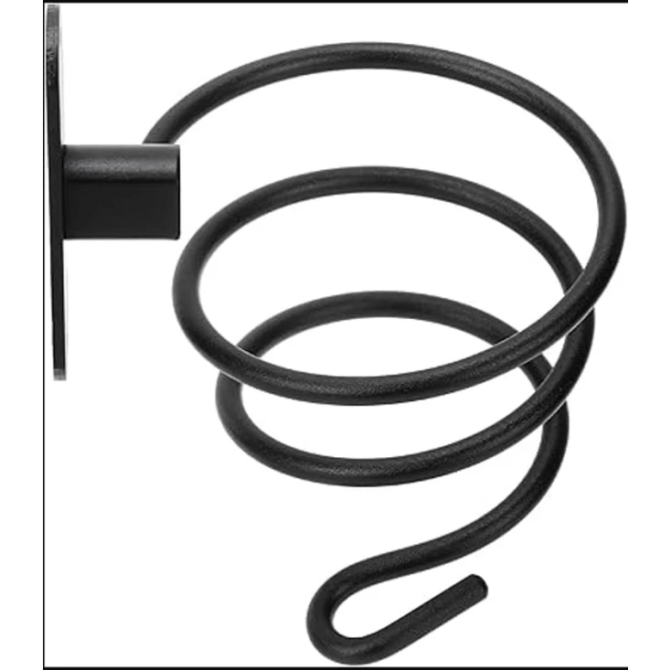 Держатель для фена, черный Держатель для фена, черный