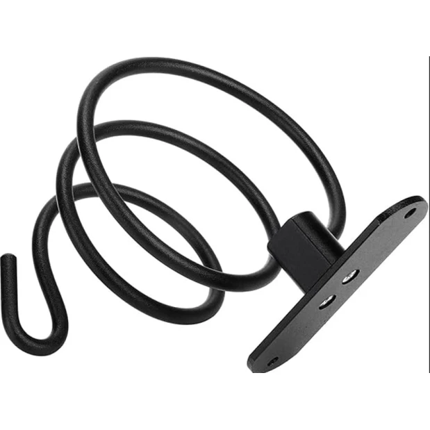 Держатель для фена, черный Держатель для фена, черный