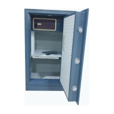 Ofis seyfi AUPU safe NBX-73, açar ilə, göy, 795x460x400 mm