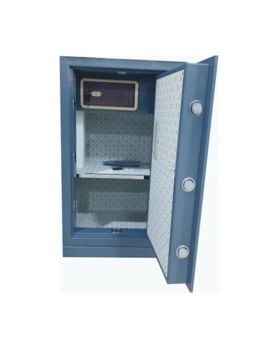Ofis seyfi AUPU safe NBX-73, açar ilə, göy, 795x460x400 mm