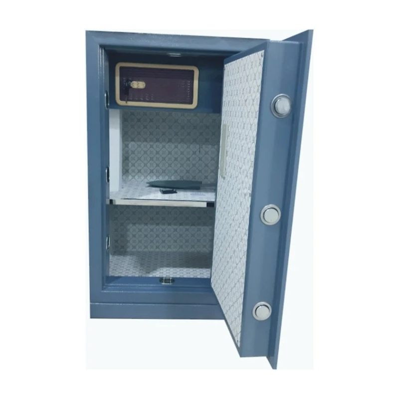 Офисный сейф AUPU safe NBX-73, c ключом, синий, 795x460x400 мм