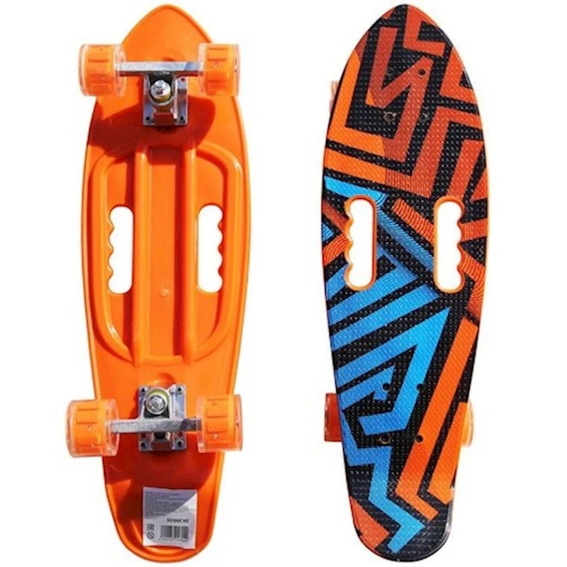 Пенни борд 0011, оранжевый Пенни борд 0011, оранжевый