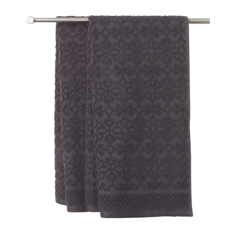 Банное полотенце JYSK Stidsvig 70x140 см, хлопок, цвет асфальт