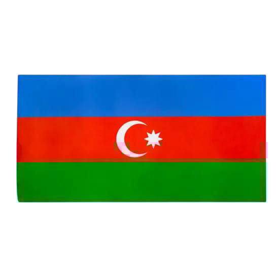 Флаг Азербайджана 75x150 см - 5670 Флаг Азербайджана 75x150 см - 5670