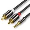 Kabel Ugreen AV116 Mini Jack 3.5mm to 2x RCA, 3 m