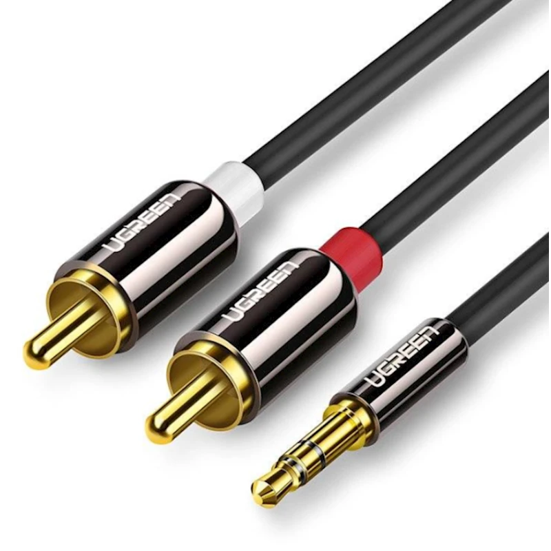Kabel Ugreen AV116 Mini Jack 3.5mm to 2x RCA, 3 m