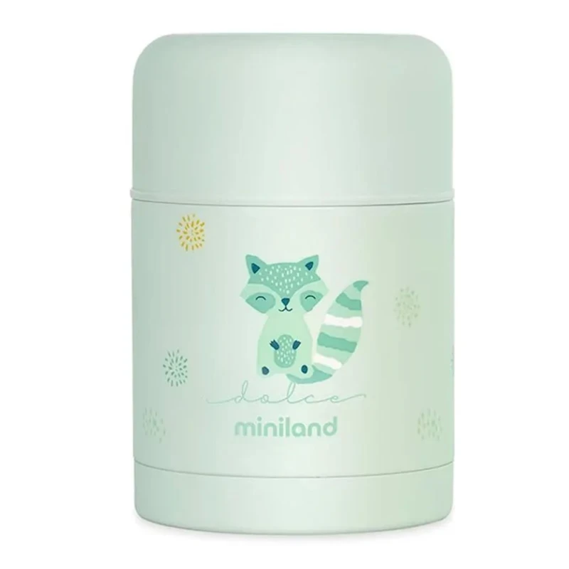 Термос для еды Miniland Mint, 600 мл, нержавеющая сталь Термос для еды Miniland Mint, 600 мл, нержавеющая сталь