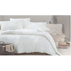 Yataq dəsti Yataş Annie XL, yorğan üzü 220x240 sm, mələfə 240х280 sm, yastıq üzü 50x70 sm (2 əd), ikinəfərlik, pambıq/kətan, ağ