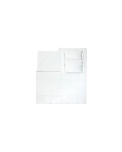 Yataq dəsti Yataş Annie XL, yorğan üzü 220x240 sm, mələfə 240х280 sm, yastıq üzü 50x70 sm (2 əd), ikinəfərlik, pambıq/kətan, ağ