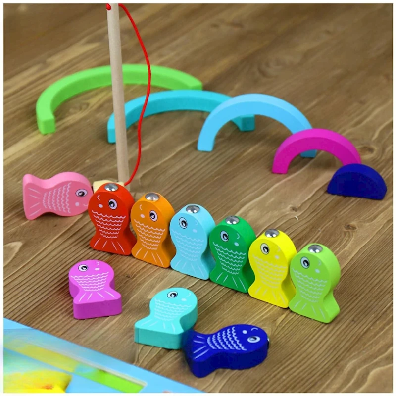 Развивающая игра 02-113, Rainbow digital shape logarithmic plate, 3-5 лет, дерево, разноцветная