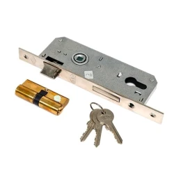 Taxma qıfıl 935 K, 3 açar, xrom/sarı Taxma qıfıl 935 K, 3 açar, xrom/sarı